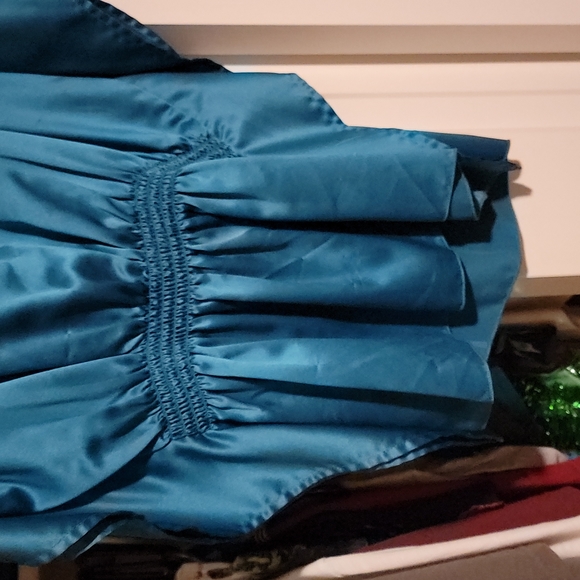 Blue Bwear Silk Embroidered Blouse - Picture 7 of 8